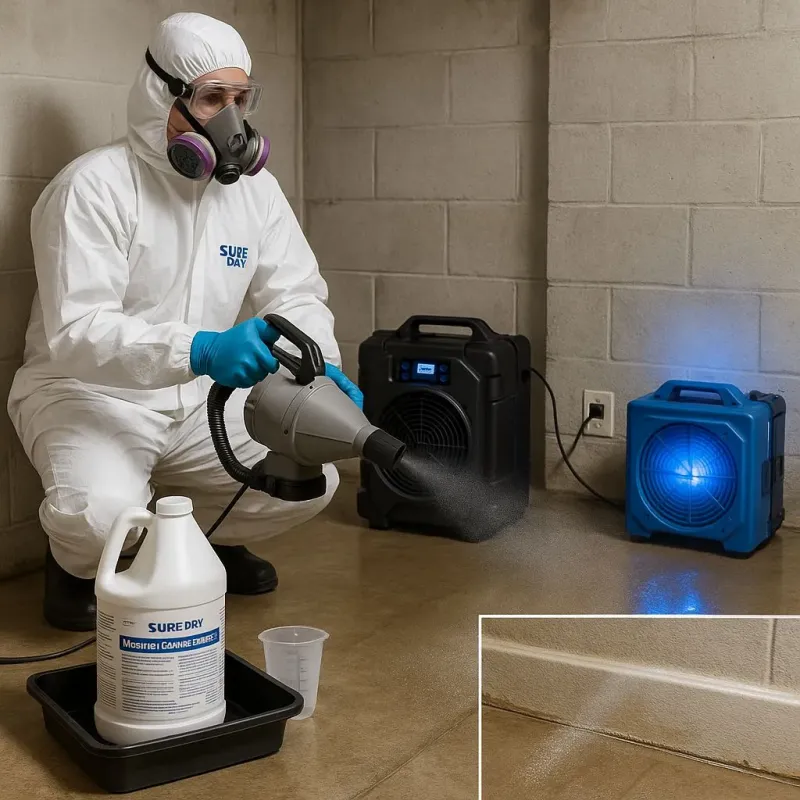 Sanitization and Odor Removal process in Fleming Island, FL
